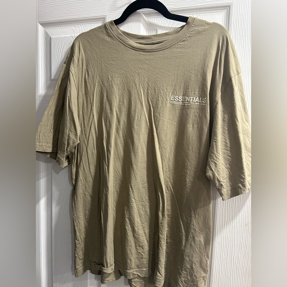 Essentials Men's Short Sleeve Tee in Tan